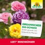 Neudorff Rosen-Dünger Azet Plus mit bunten Rosenblüten für gesundes Wachstum.