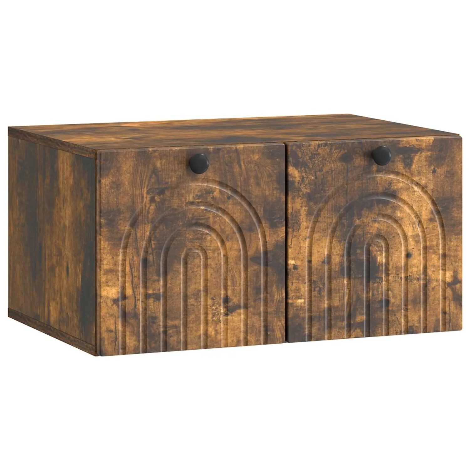 vidaXL Wandmontierter TV-Schrank Geräucherte Eiche 59,5 x 41 x 30 cm 898170