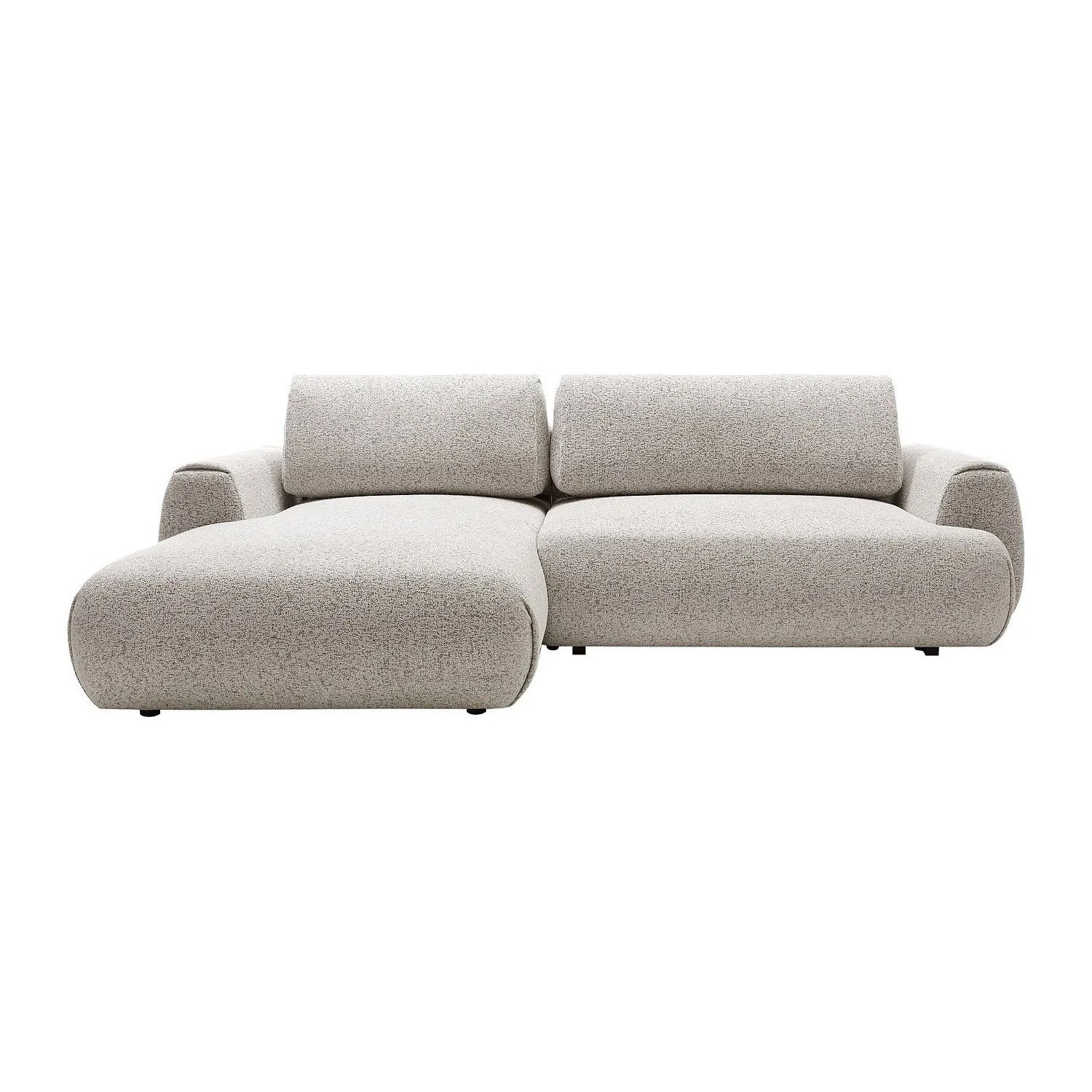 Vente-unique Schlafsofa Monelia Hellgrau 270 cm