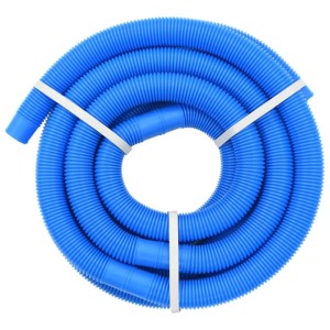 vidaXL Poolschlauch mit Klammern Blau 38 mm 6 m 91749