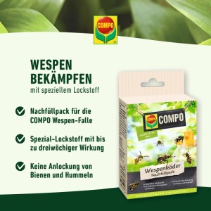 Compo Wespenfallen Köder Nachfüllpack N