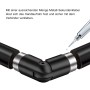 AICA Handlaufverbinder Edelstahl Winkelverstellbar Schwarz Zum Verbinden Mehrerer Handläufe_5