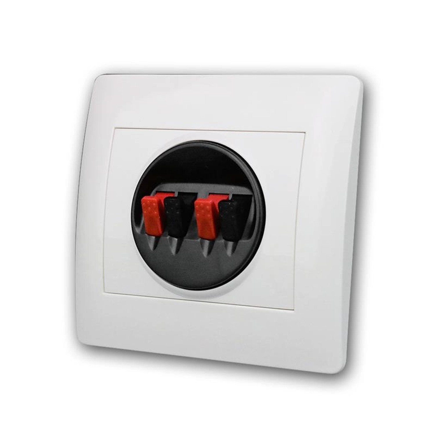 BLANKO Lautsprecherdose Unterputz Stereo Rund KlipFix