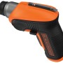 Black+Decker Akkuschrauber CS3652LC Solo, orange/schwarz, Bit-Aufnahme.