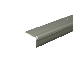 Döllken Winkel-Abschlussprofil aus Edelstahl für Laminat & Parkett, 1000 mm lang.