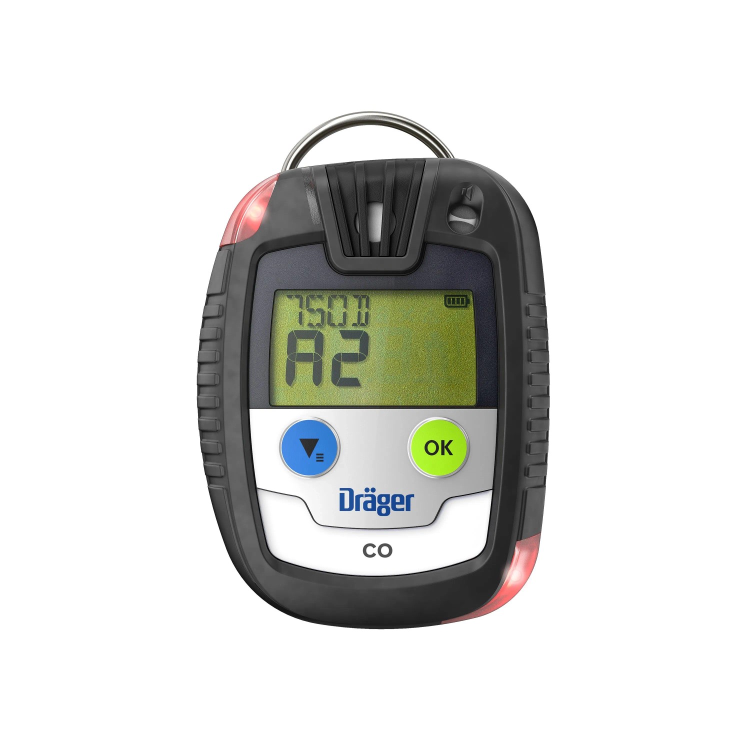 Dräger Pac 6000 für Kohlenstoffmonoxid für Feuerwehranwendungen CO Schwarz