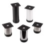 SOTECH 4er Set Möbelfuß JIMMY Ø50 mm Höhe 100 mm Edelstahl Gebürstet_4
