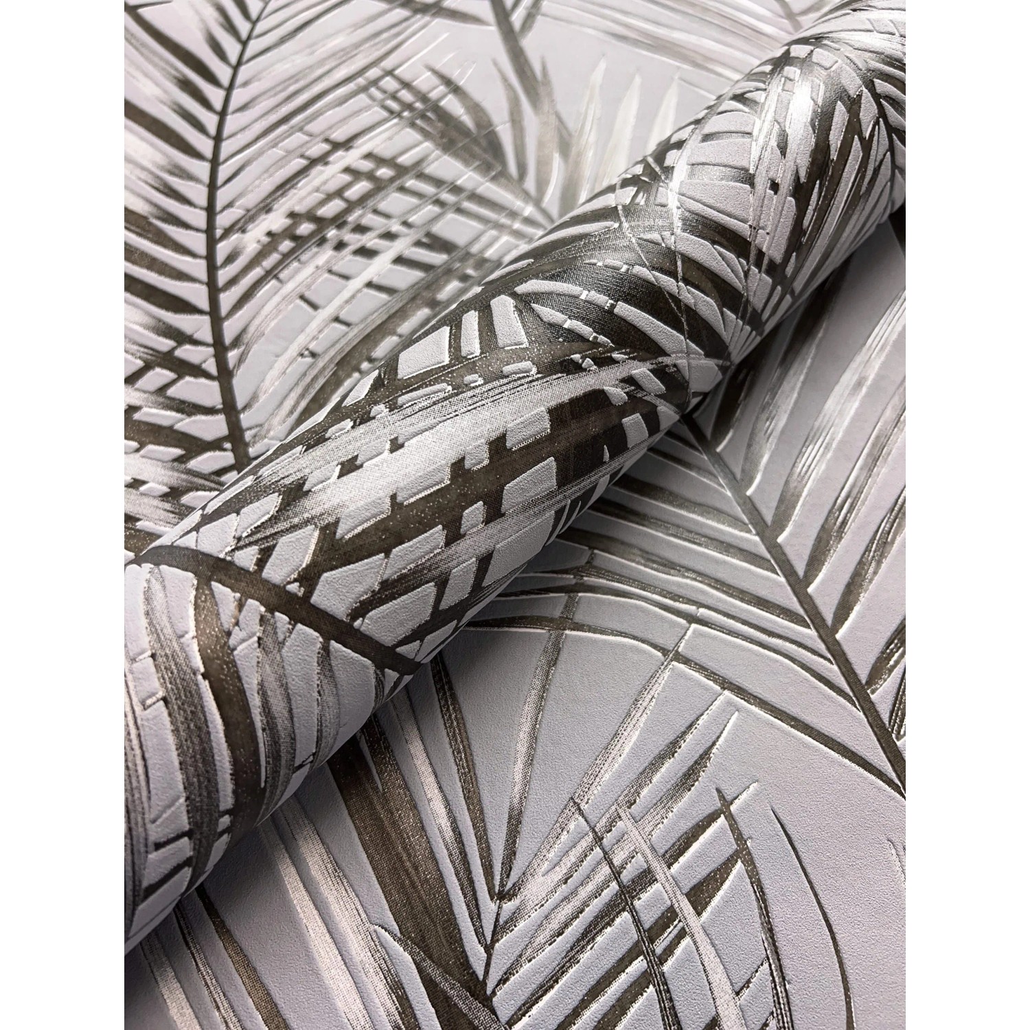 Newroom Vliestapete Riyah Grey Dschungel Modern FSC® günstig online kaufen