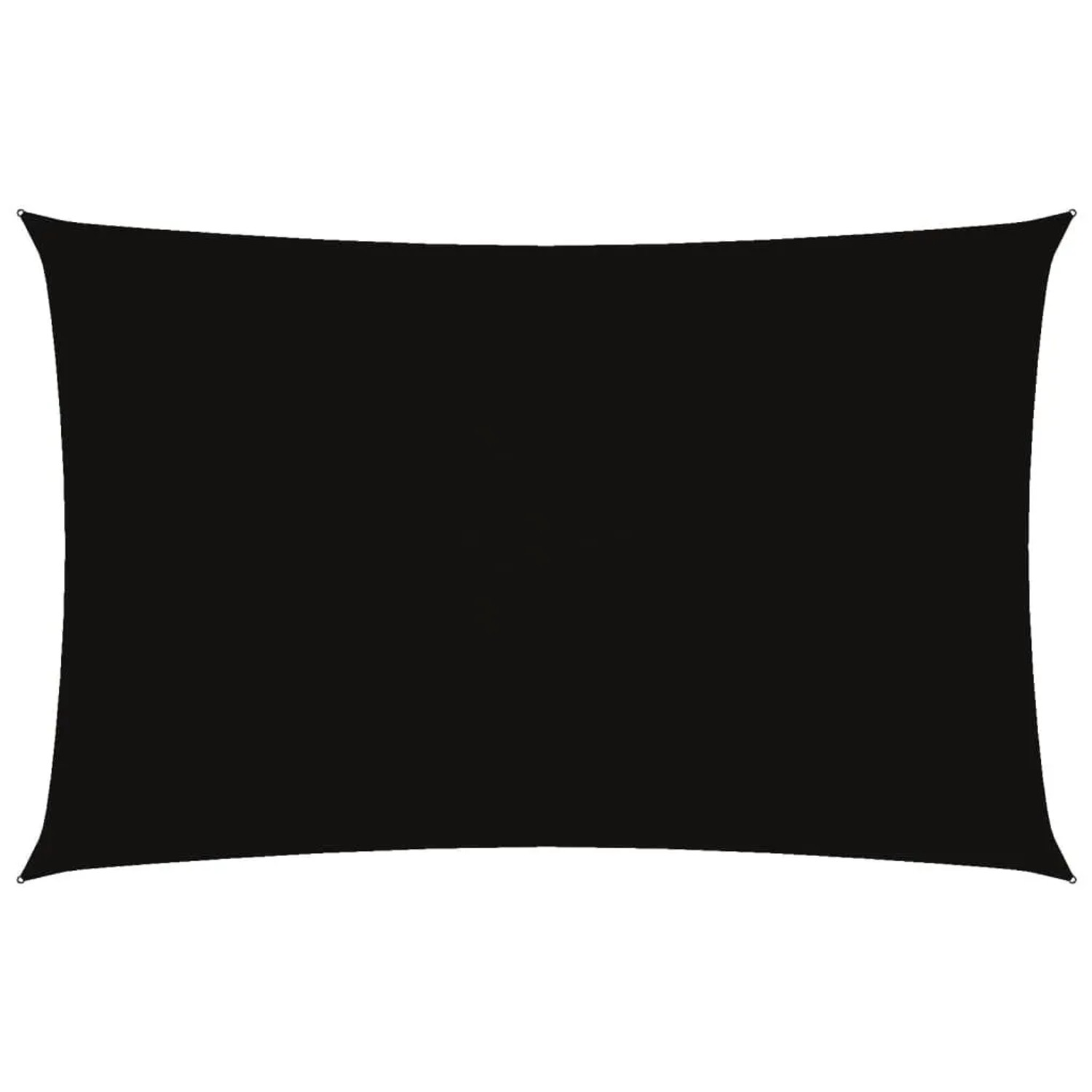 Furnicato Sonnensegel Oxford Gewebe Rechteckig 5x8 M Schwarz