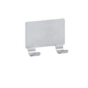 Wandhalterung für Wenko Badezimmerwischer Terni Jumbo, Chrom, zur Aufbewahrung des Abziehers.