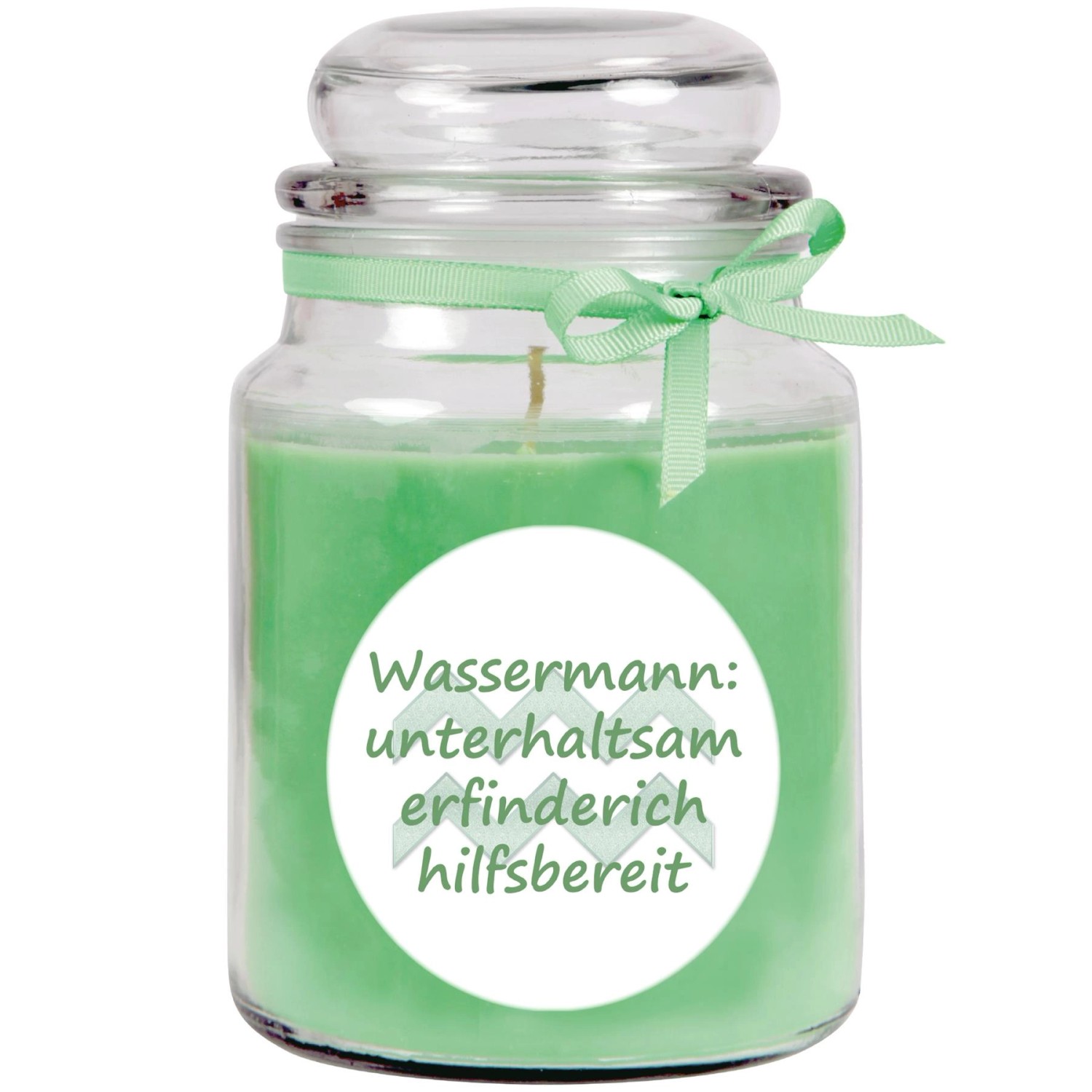 HS Candle Duftkerze & Glas Sternzeichen Coconut Limes 110 Stunden Wasserman günstig online kaufen