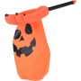 Orange Halloween-Tüte mit Kürbisgesicht und Griff aus Polyester/PP, 38x14x5cm.