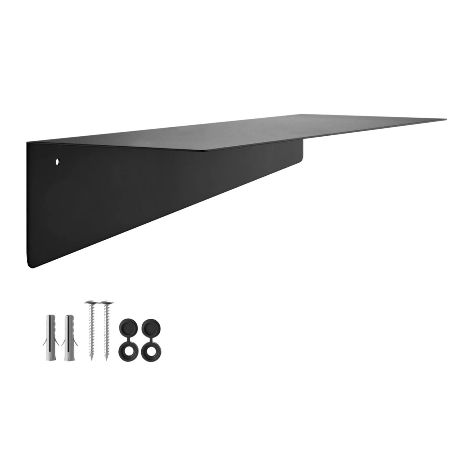 Thumbnail - SOTECH Design Wandregal HOVER-VII 350 x 130 x 80 mm Schwarz für Wandmontage