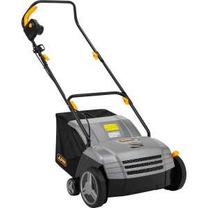 Alpina Elektro-Vertikutierer ASC 1.3 E, 1300W, mit Fangkorb. Ideal zur Rasenpflege.