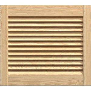 Rohe Classen Lamellentür aus Kiefernholz, 39,5 x 39,4 x 2,1 cm, für individuelle Aufbewahrung.