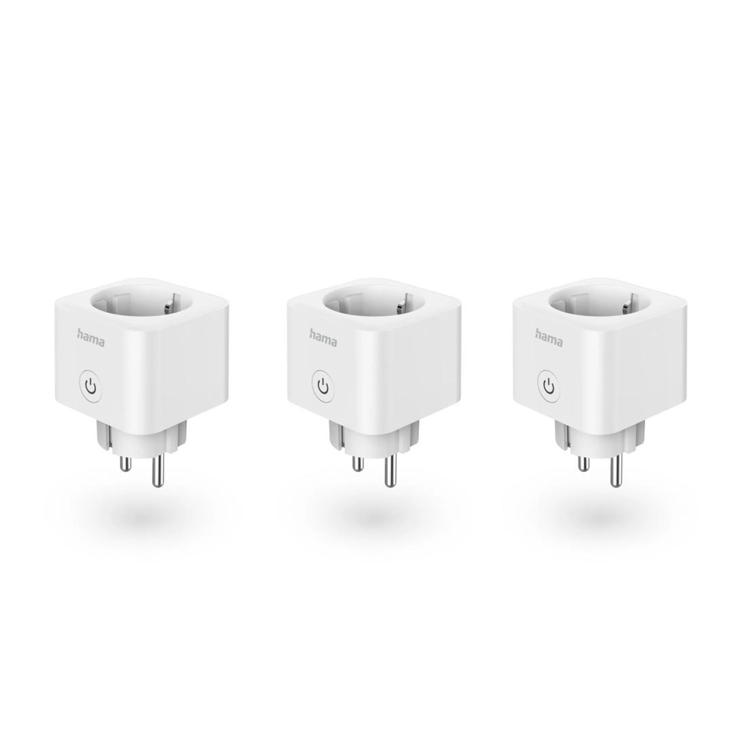 Hama Smarte WLAN-Steckdose Matter 3.680W Sprach-/Appgesteuert 3er-Pack günstig online kaufen