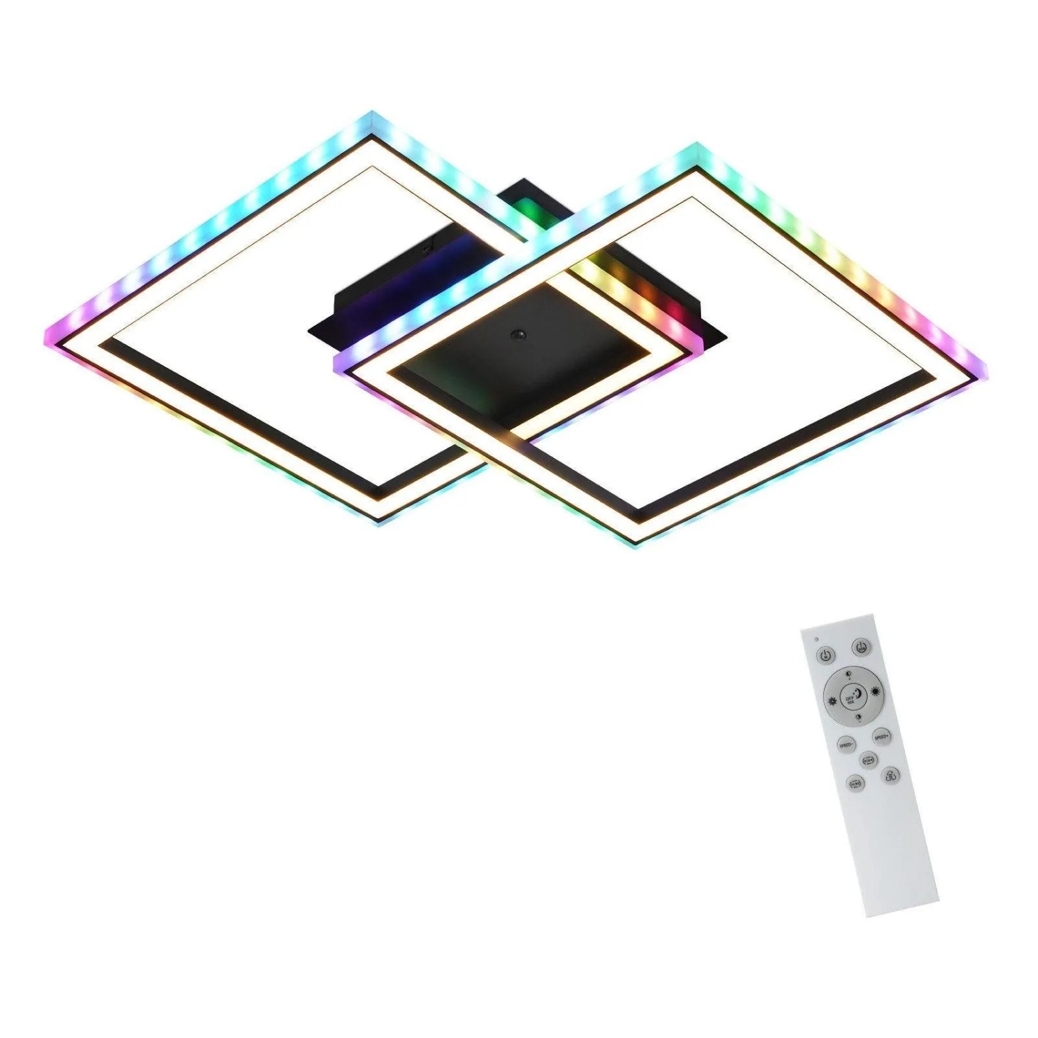 NETTLIFE LED Deckenleuchte aus Metal L16Schwarz