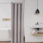 Bomoe Neptun Duschstange (L 115-200cm) mit Duschvorhang im Badezimmer.