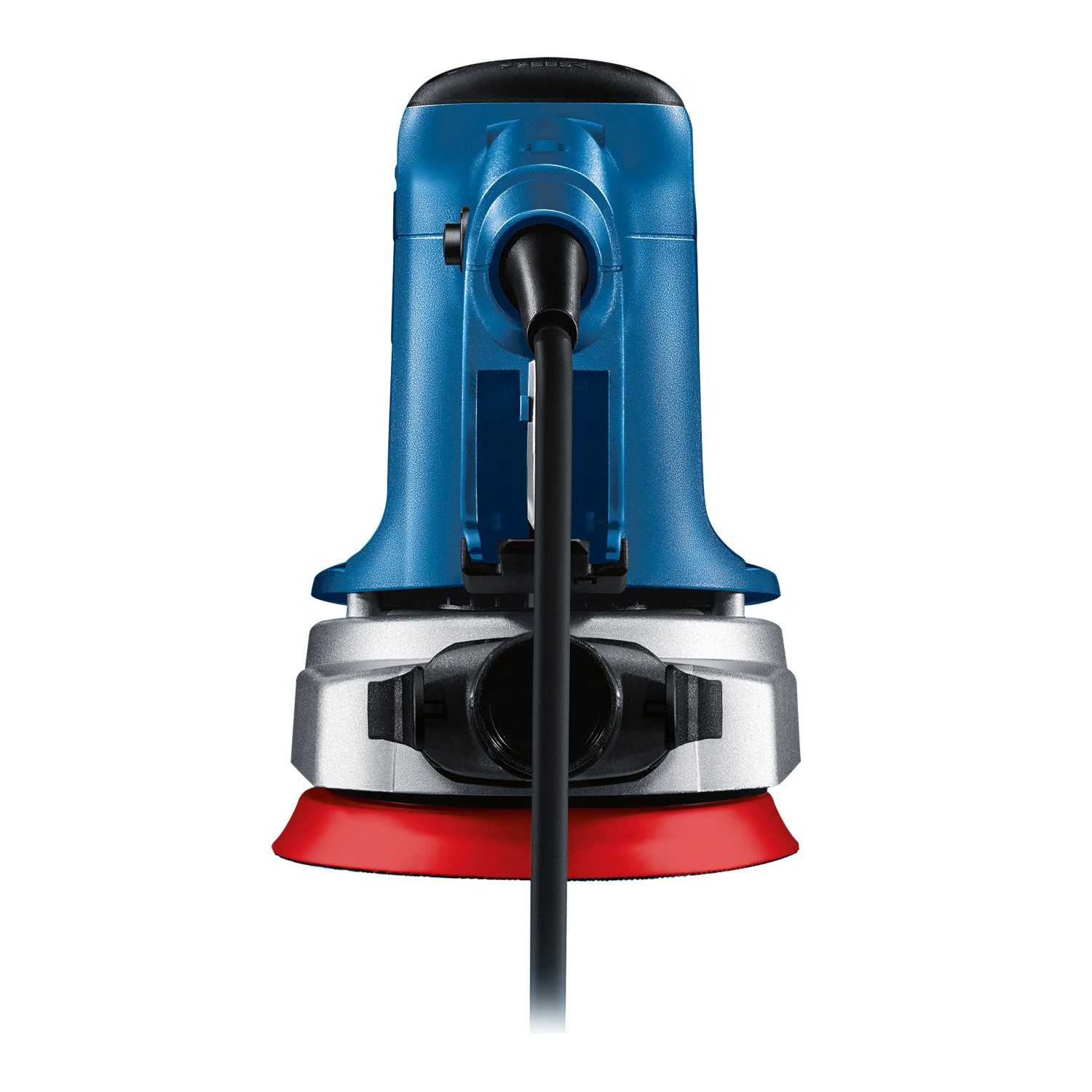 Bosch Professional GEX 34-125 Exzenterschleifer mit Schleifteller und Kabelanschluss.
