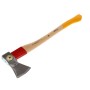 Ochsenkopf Forstaxt Universal Gold, 1,25 kg, mit Hickory-Stiel und Stahl-Stielschutzhülse.