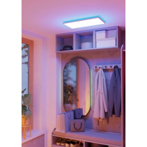 Eglo Connect-Z Rovito-Z LED-Deckenleuchte, 30x30cm, Weiß, mit RGB-Funktion.