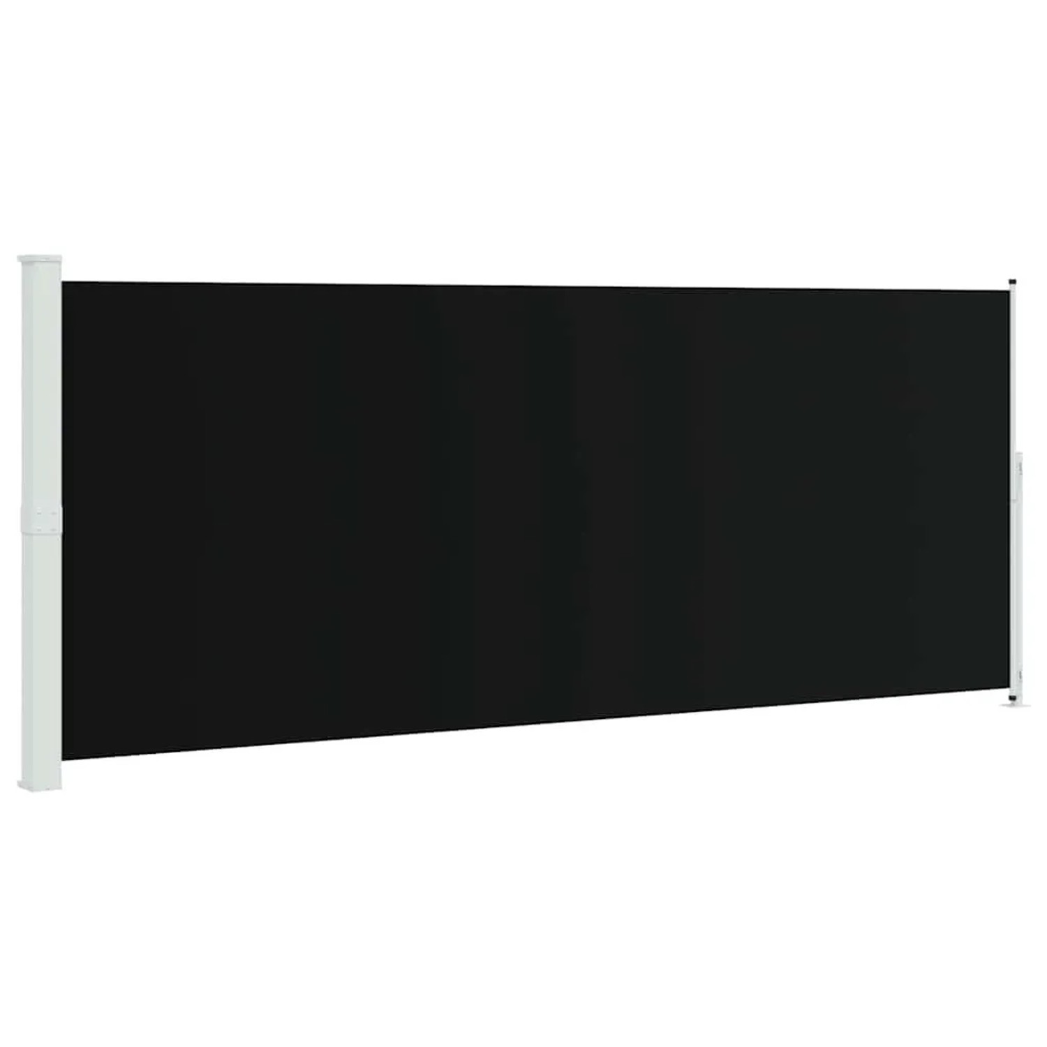 vidaXL Seitenmarkise Ausziehbar 200x500 cm Schwarz 313417