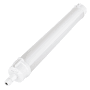 Weiße LUXULA LED Feuchtraumleuchte, länglich, IP65, dimmbar, für Werkstatt & Garage. Einstellbare Lichtfarbe.