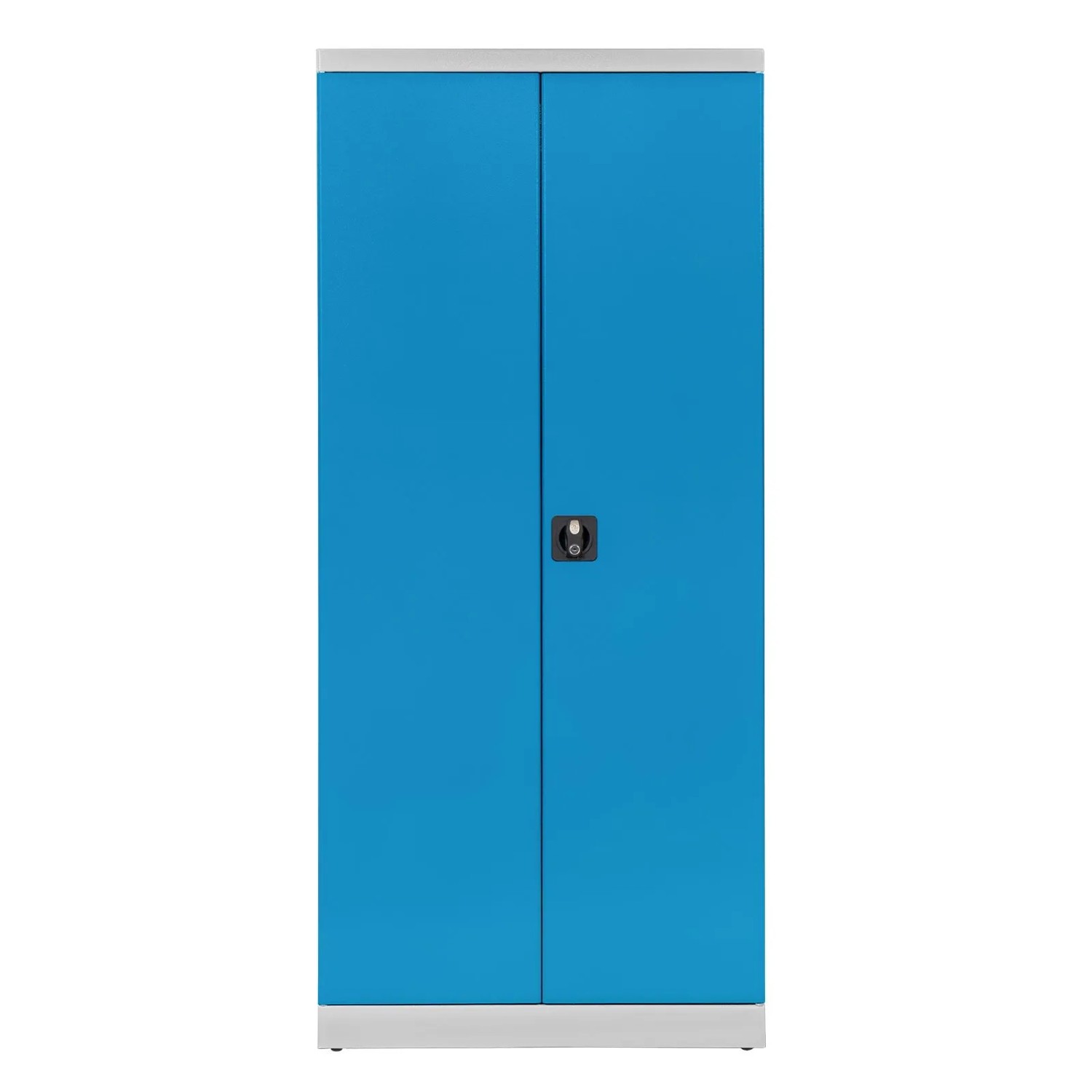 PROREGAL Schubladenschrank Chinchilla Mit 40 Schubladen & 1 Ablageboden HxBxT 179x80x41cm Lichtgrau/Lichtblau