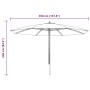 vidaXL Sonnenschirm mit Holzmast 350 cm Taupe 44530_7