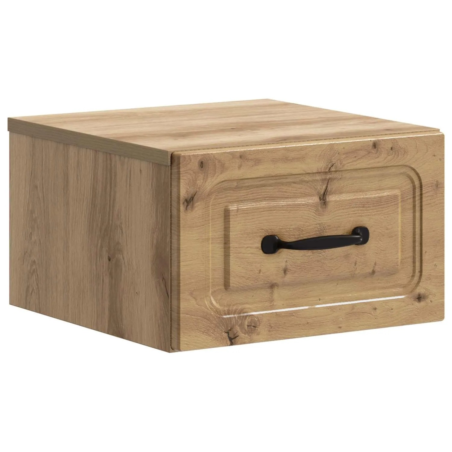 vidaXL Wandmontierter Nachttisch Artisan-Eiche 34,5 x 33 x 20 cm 899293