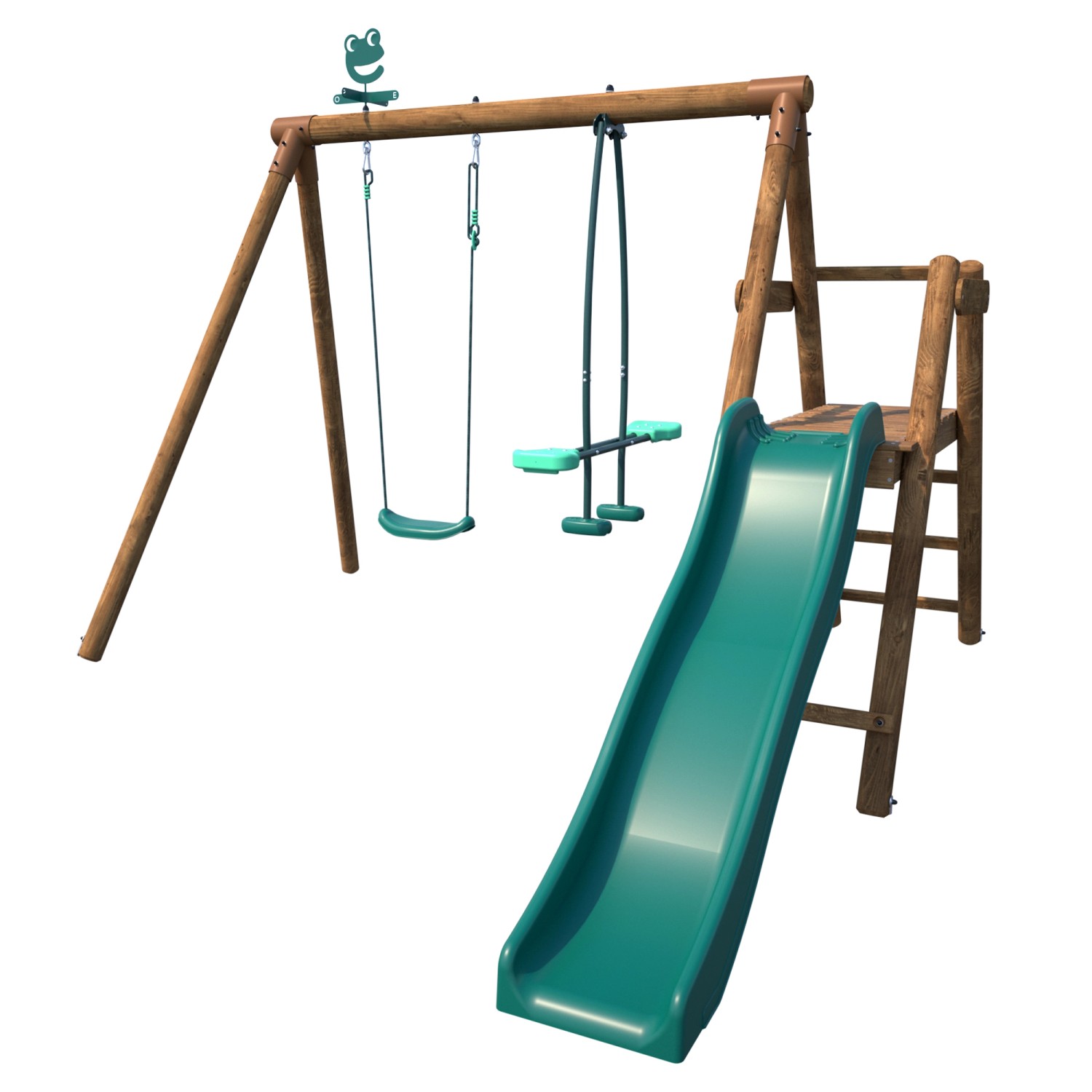 Soulet Holzschaukel Menthe 282 cm x 283 cm x 195 cm günstig online kaufen