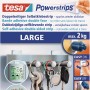 Tesa Powerstrips Large, 10 Stück, für rückstandsfreies Ablösen und starken Halt.