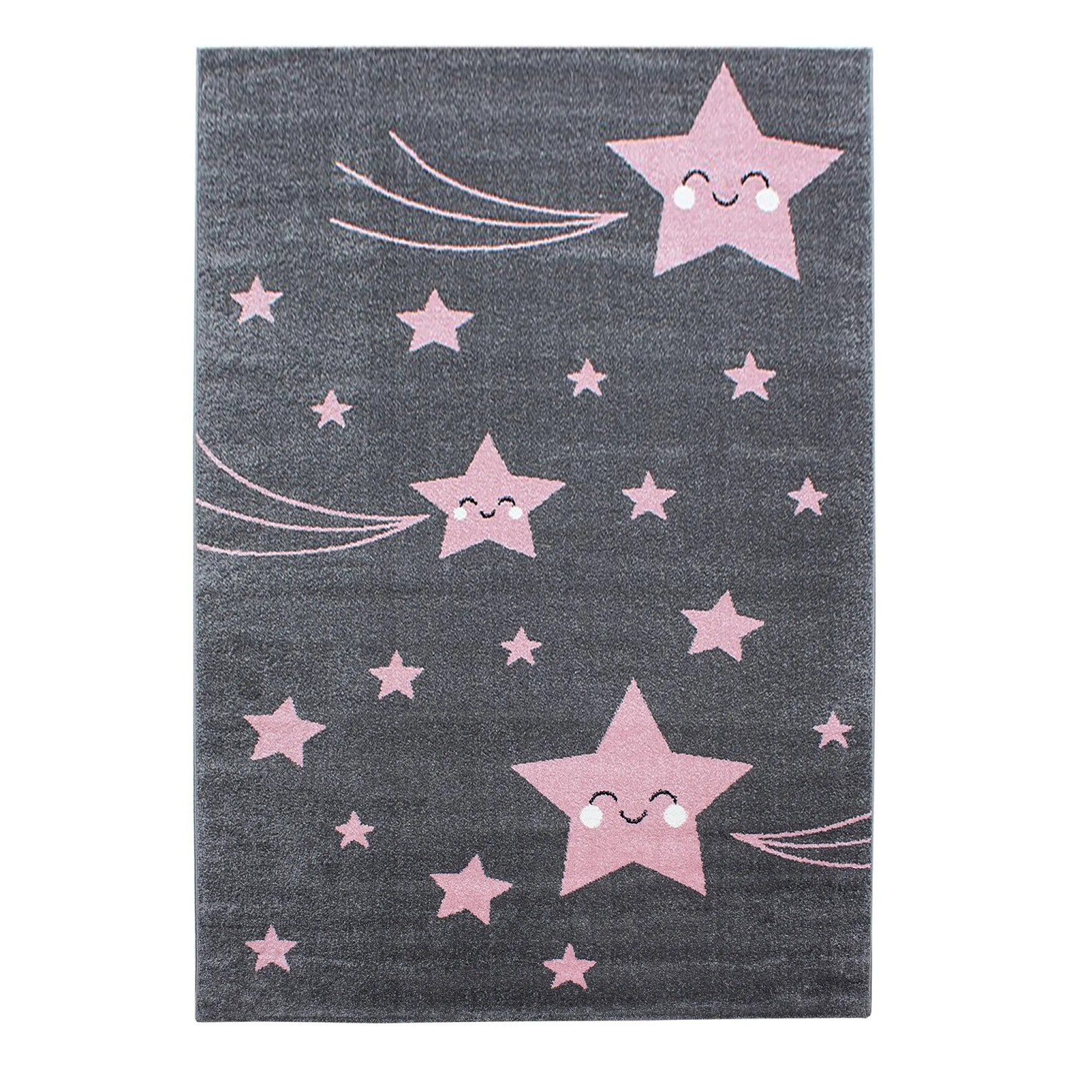 Ayyildiz Kinderteppich Kids 610 Pink 140 cm x 200 cm