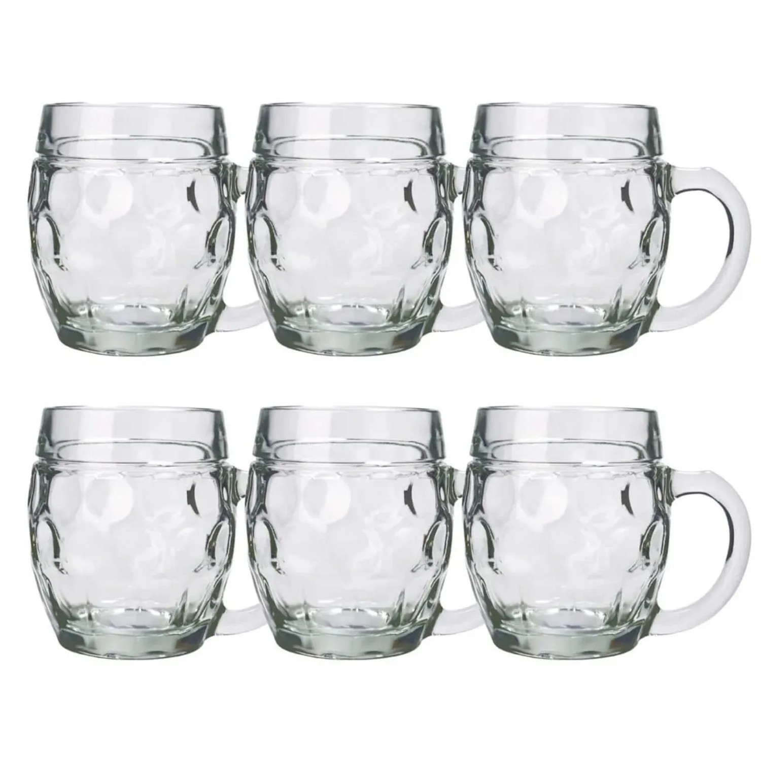 Ich-Zapfe Tübinger Biergläser 6er Set 0, 4 Liter Aus Glas Klar
