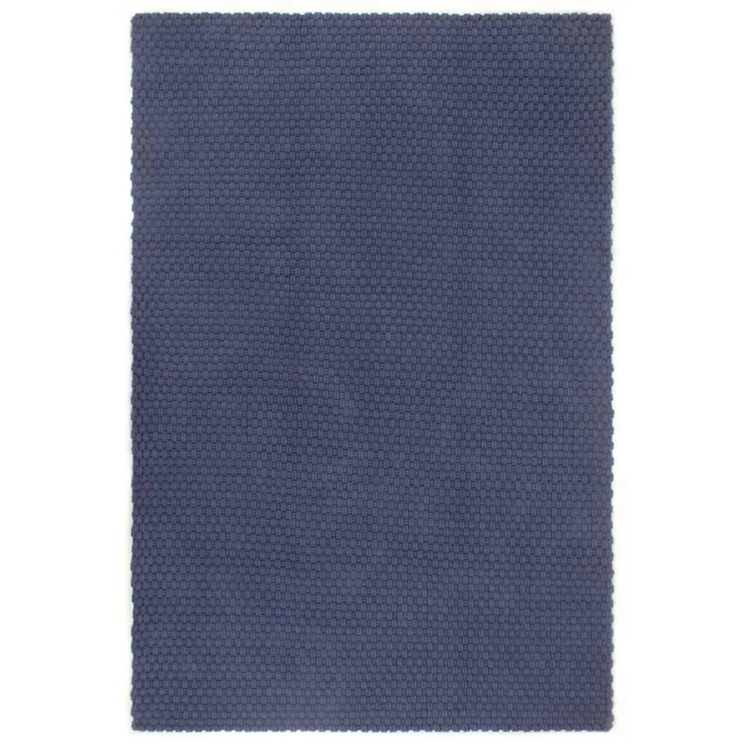 vidaXL Teppich Rechteckig Marineblau 160x230 Cm Baumwolle 1347671 günstig online kaufen