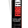 Firefix Kamin- und Ofendicht in Kartusche, Zubehör zum Abdichten von Kaminen und Öfen.
