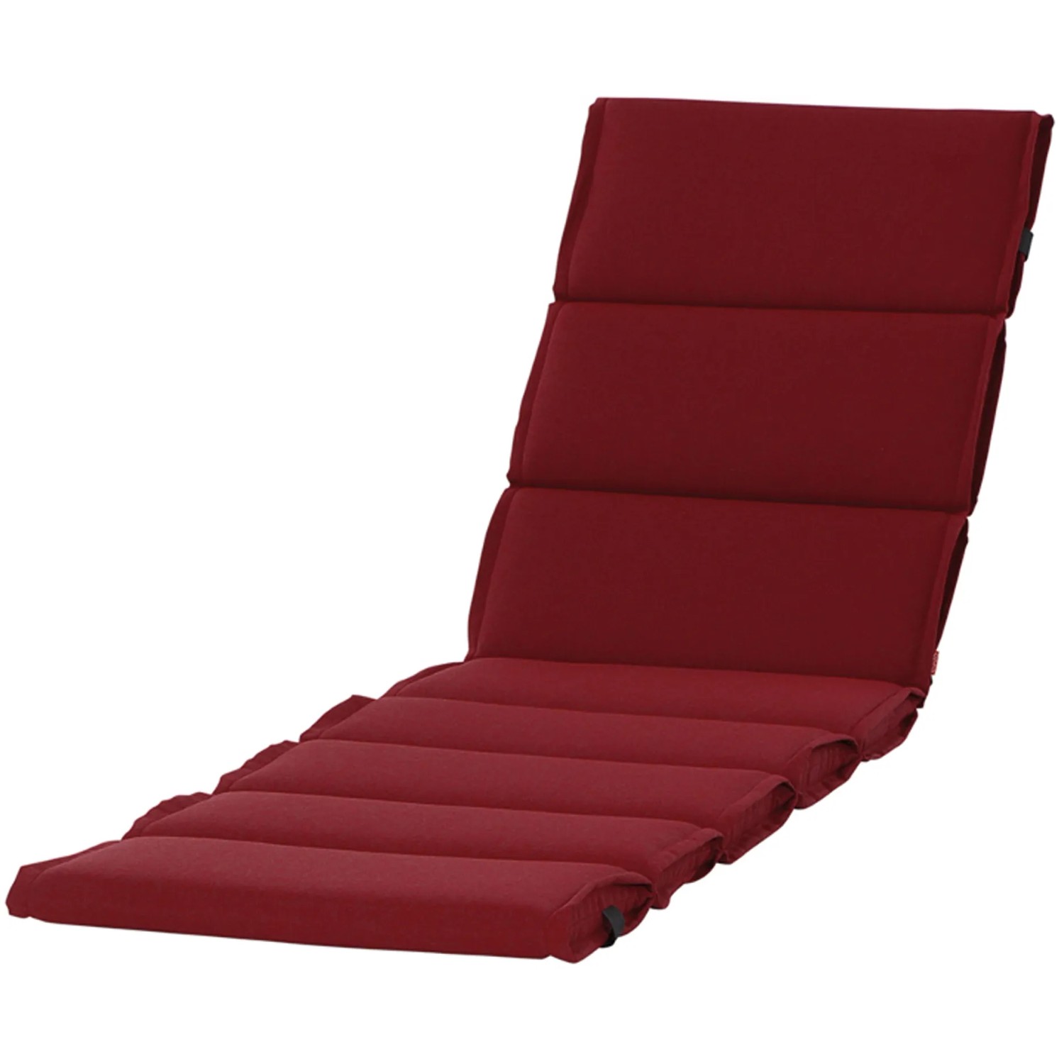 Rote Siena Garden Liegenauflage Stella, ca. 200x58x6 cm, für Gartenliegen.