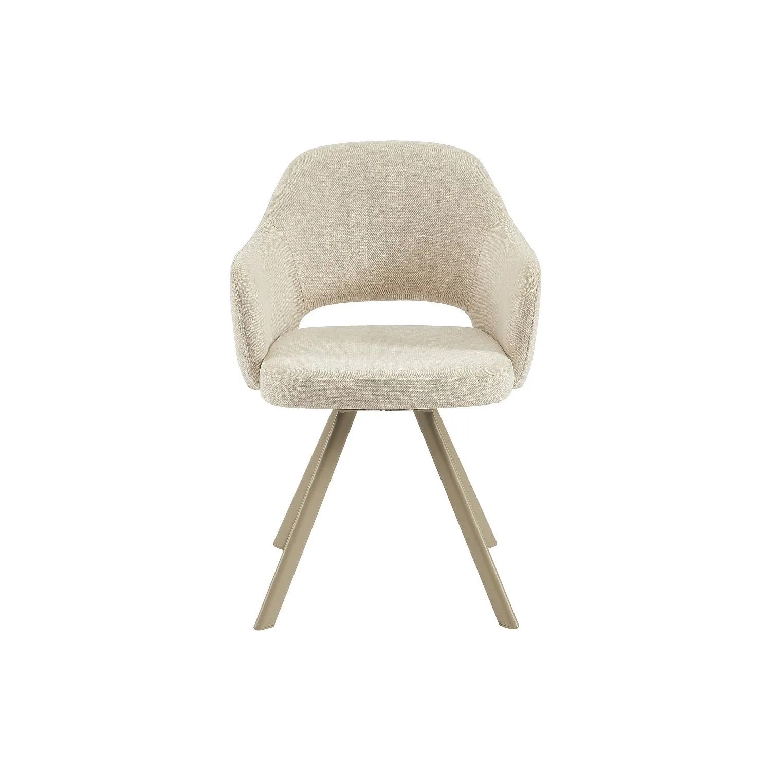 Vente-unique Stuhl Rasema Cremefarben 57 cm