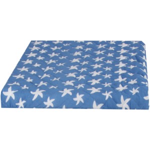 Bestlivings Waschmaschinenbezug 60x60 cm, Seesternmuster dunkelblau, Frottee