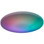 Weiße LED-Deckenleuchte Leonie mit RGB-Funktion, Ø 49 cm. Dimmbar und mit Farbwechsel.