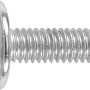 Möbelschraube Flachkopf, Ø 4 mm x 50 mm, Stahl, 8 Stück, für robuste Möbelverschraubungen.
