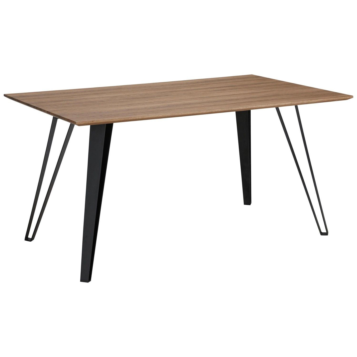 Bessagi Home Esstisch Gino Teakfarben MDF ca. 160x90 cm