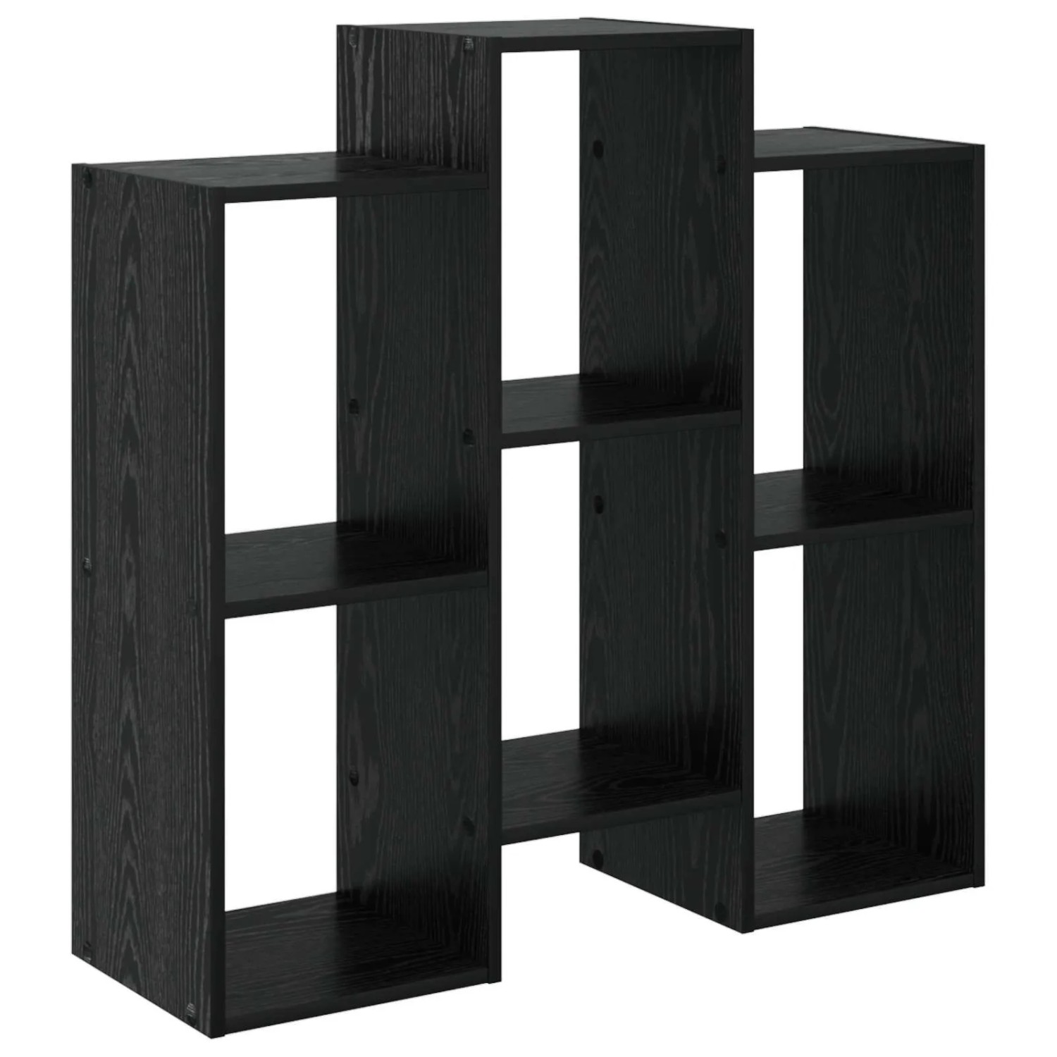 vidaXL Sideboard Schwarz Eichen-Optik 90 x 30 x 90 cm 8000405