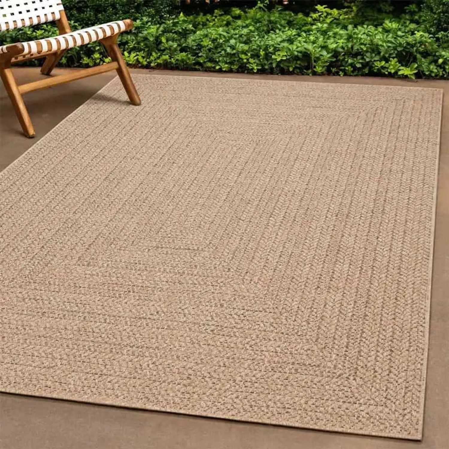vidaXL Teppich ZIZUR 60x110 cm Jute-Optik Indoor und Outdoor 4006150_2