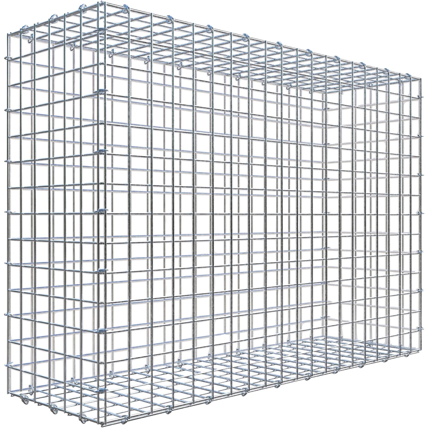 Gabiona C-Ring-Gabione 70 x 100 x 30 cm Maschenw 5 x 5 cm