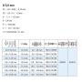 Technische Zeichnung: GOEBEL 500 Flachkopfnieten Edelstahl A4, 5,0 x 16,0 mm, Details zu Abmessungen und Belastbarkeit.