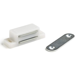SOTECH Magnetschnapper 46 x 15 mm Weiß