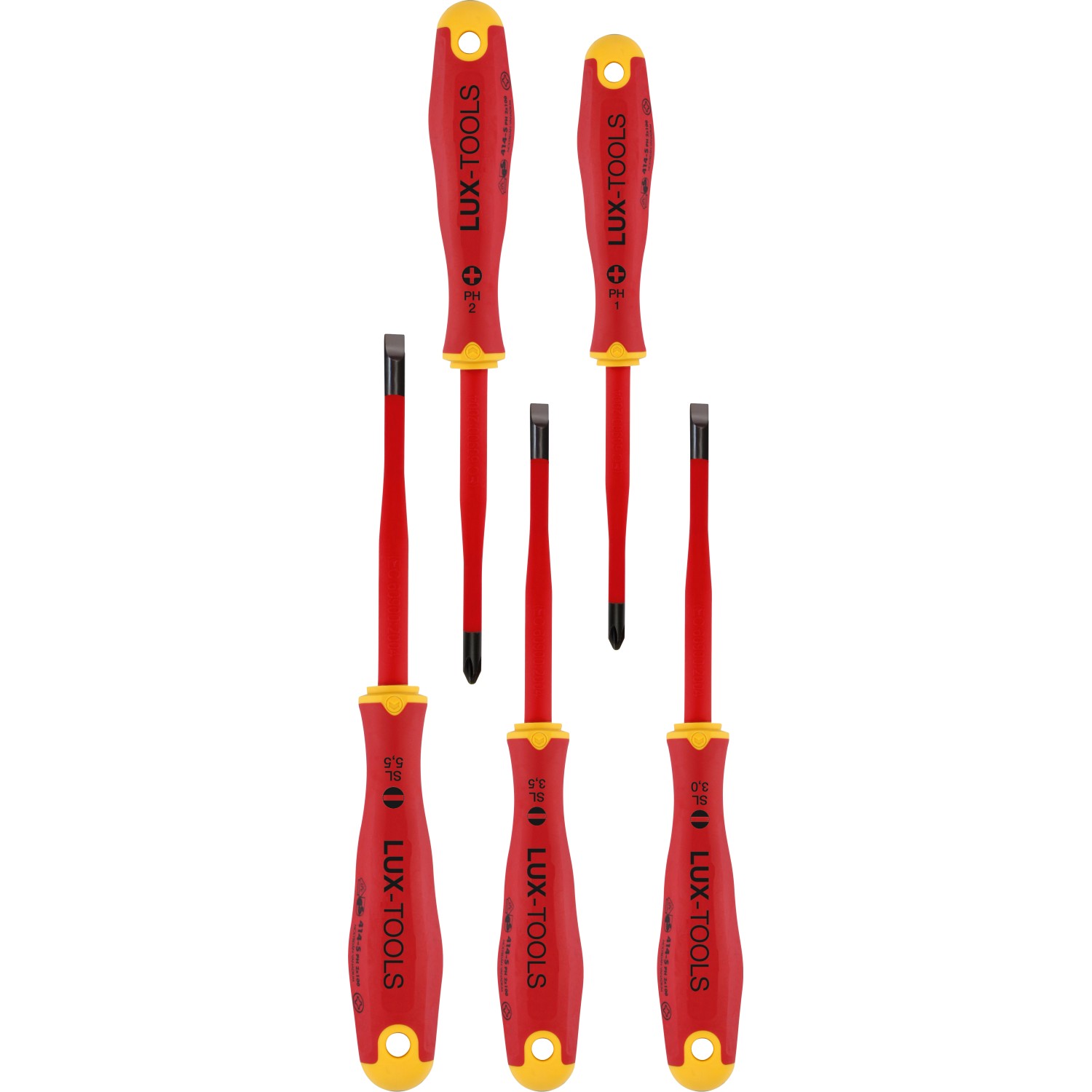 LUX VDE-Schraubendreherset Slim 5-teilig