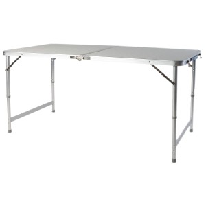 Mojawo XXL Campingtisch aus Aluminium, klappbar und höhenverstellbar.