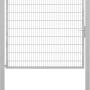 Feuerverzinktes Einzeltor Flexo Plus 200x200 cm mit Pfosten für Gartenzäune.